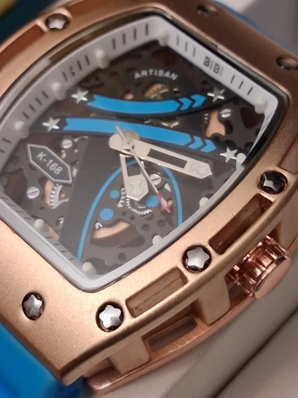 Bibi Luxury Skeleton Dial Watch